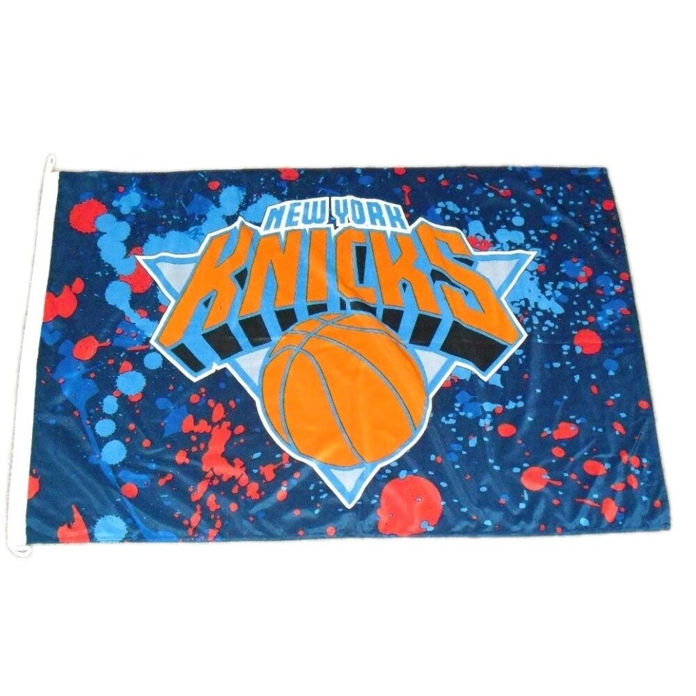 New York Knicks Flag Banner 44 X 28 Inches Tailgate Wall Room House Nba